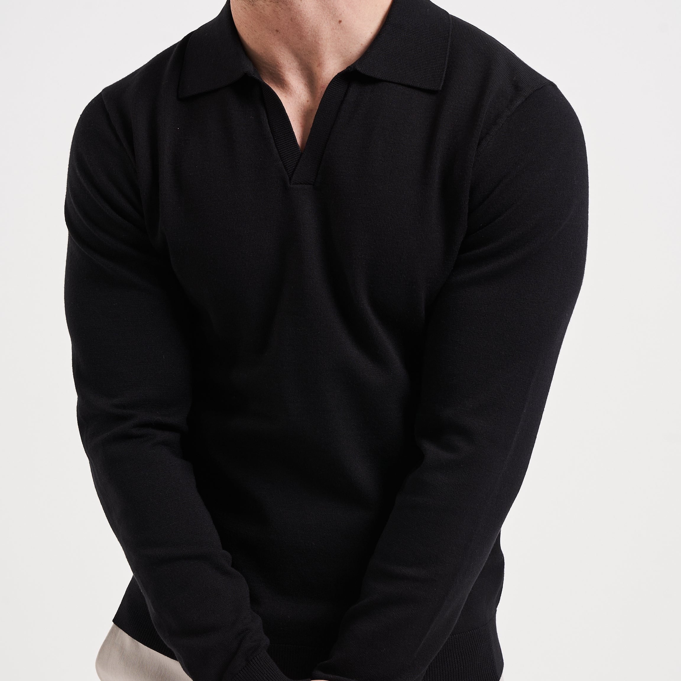 Open Collar Polo Shirts