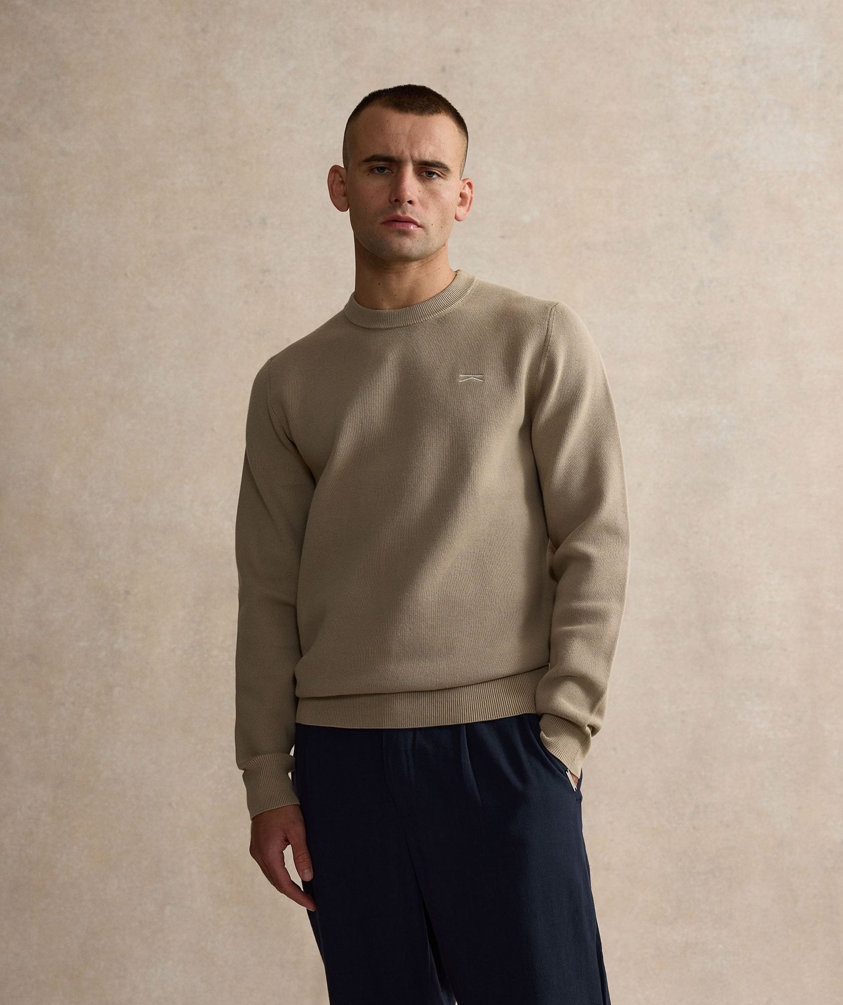 Essential Kalibre Crew - Beige