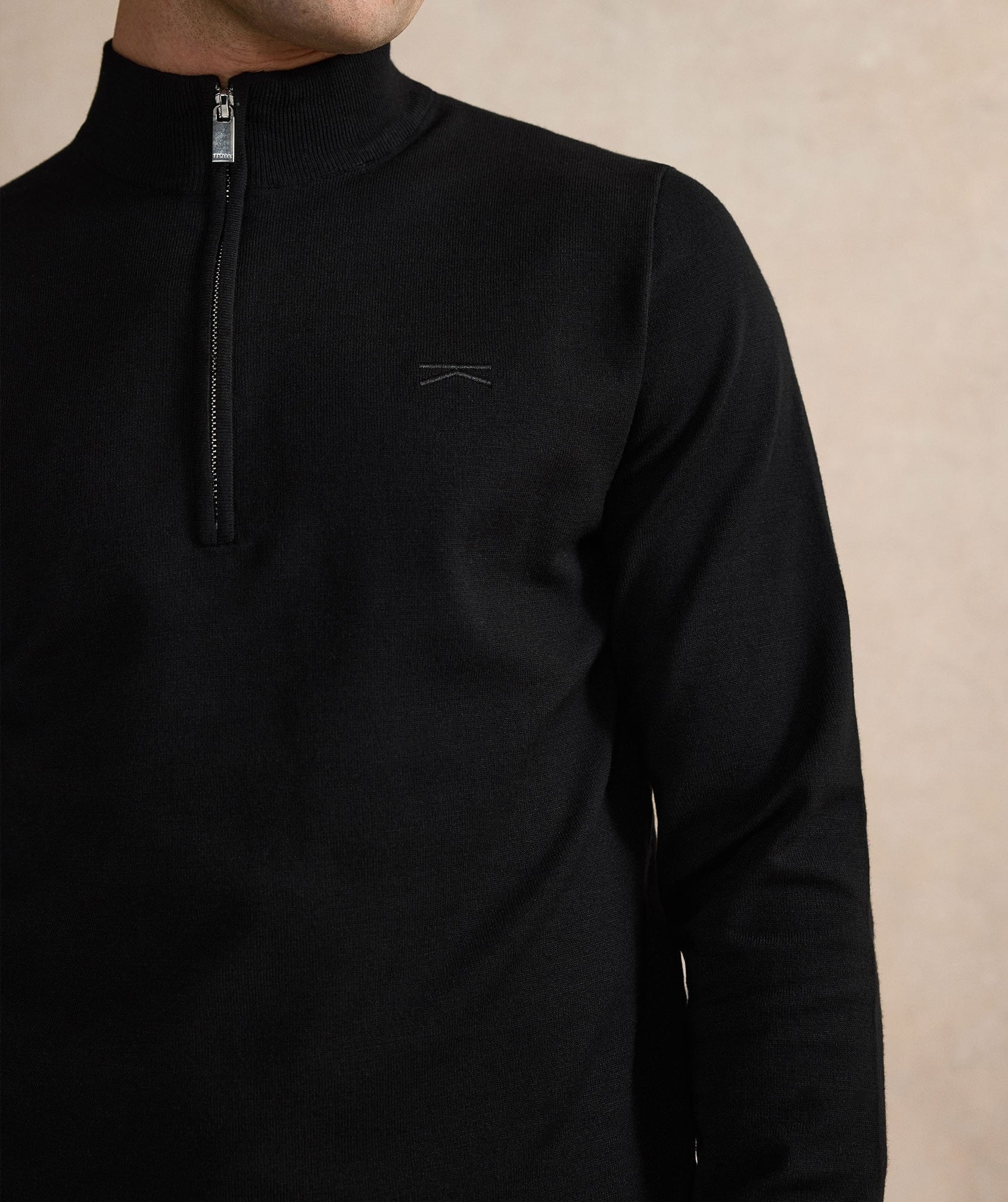 Half Zip Top - Black