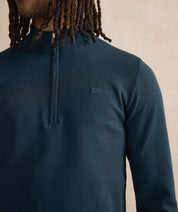 Half Zip Top - Navy