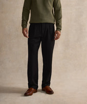 Essential Straight Leg Trousers - Black