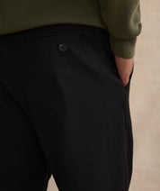 Essential Straight Leg Trousers - Black