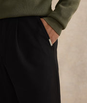 Essential Straight Leg Trousers - Black