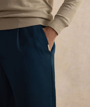 Essential Straight Leg Trousers - Navy